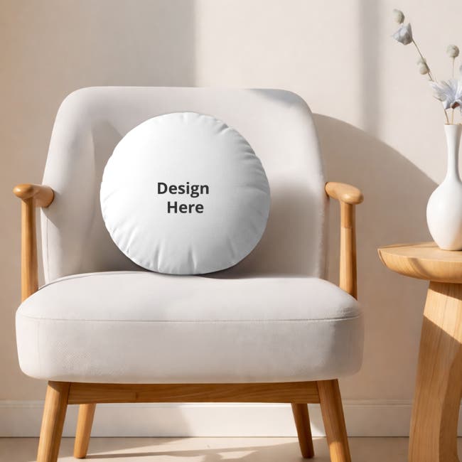Round Throw Pillow