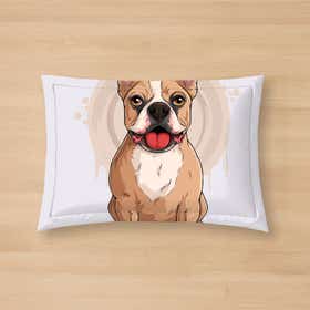 Beige French Bulldog Custom Pet Mat 6