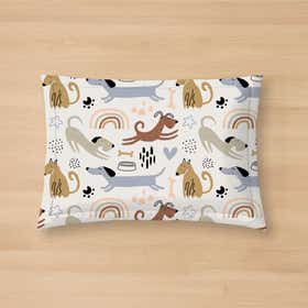 Conversation happy Dog Print Custom Pet Mat 6