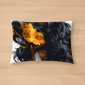 Hey Looking upto you Dog Custom Pet Mat 14