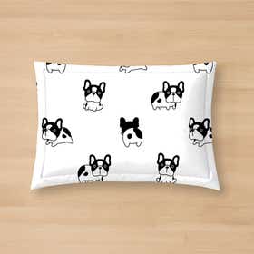 Bulldog puppy pet repeated Custom Pet Mat 9