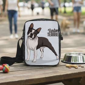 Boston Terrier Personalized Dog Walking Bag 12