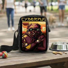 Cyberpug Dog Personalized Dog Walking Bag 19