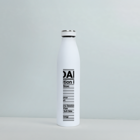 Dad Nutrition Facts Personalized Hot & Cold Cola Water Bottle 8