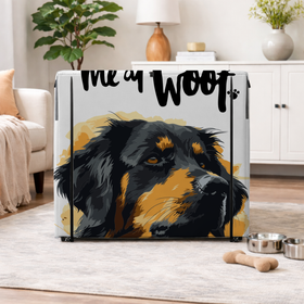 You Had Me At Woof Pet Crate Cover - Peek Mesh 4