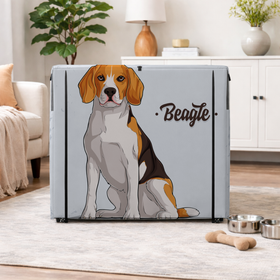 Beagle Pet Crate Cover - Peek Mesh 5