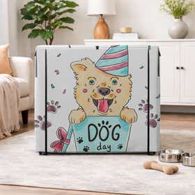 Dog Day Pet Crate Cover - Peek Mesh 20