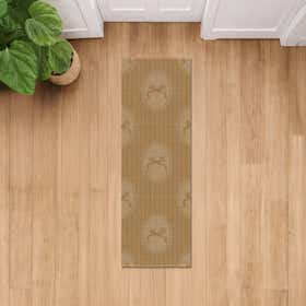 Whimsical Bow-Honey Gold Custom Runner - Nature Loom 6