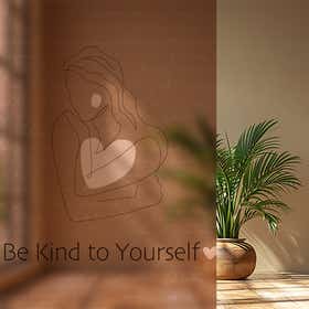Be Kind To Yourself Privacy Film - Frosted 16