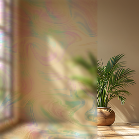 Iridescent pulse Privacy Film - Frosted 9
