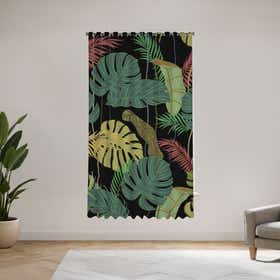 Rainforest nocturne Custom 70% Blackout Curtain 13