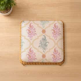 Pastel palace Custom Square Seat Cushion - Canvas 7