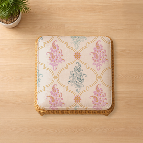 Pastel palace Custom Square Seat Cushion - Canvas 7
