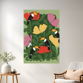 Tropical choir Poster Print - Just Print 4