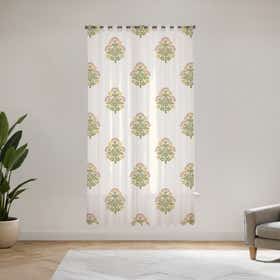 Honeyed butis Custom Sheer Curtain - Velva Mist 7
