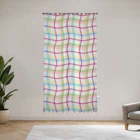 Confetti twill Custom Sheer Curtain - Velva Mist 20