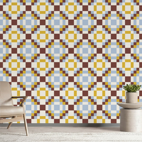 Artisan patchwork Custom Wall Mural - Timber Grain 9
