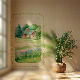 House in the Meadow Privacy Film - Frosted 8