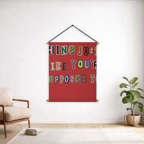 Bold Radiance Custom Hanging Tapestry - Velvet Satin 8
