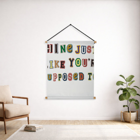 Bright Radiance Custom Hanging Tapestry - Velvet Satin 6