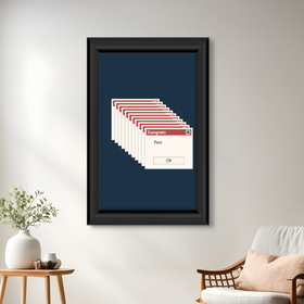 Digital Milestone Canvas Print - Framing 9
