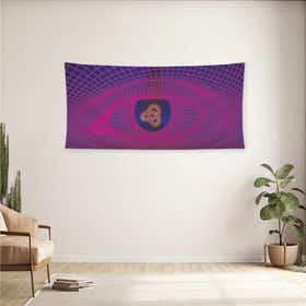 Quantum Observer Custom Panoramic Tapestry - Weave Loom 6