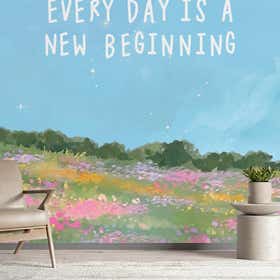 New Beginnings Custom Wall Mural - Luxe Smooth 15