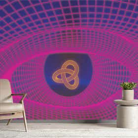 Quantum Observer Custom Wall Mural - Luxe Smooth 5