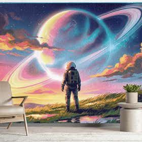 Celestial Frontier Custom Wall Mural - Luxe Smooth 4