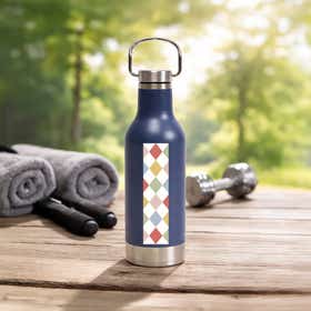 Classic Argyle Personalized Hot & Cold Traveller Water Bottle 4