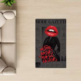 Editorial Kiss Rug - Rectangle - Silken Plush 4