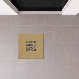 Good Shoes Mood Ivory Doormat - Square 2