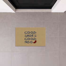 Good Shoes Mood Ivory Doormat - Rectangle 5