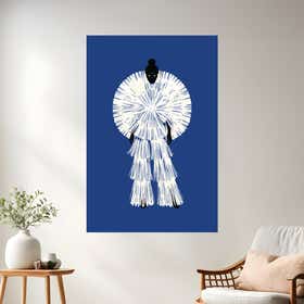 Blue Avant Garde Photo Print - Just Print 5