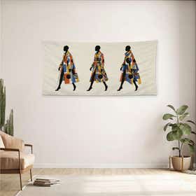 Runway Ready Custom Panoramic Tapestry - Weave Loom 5