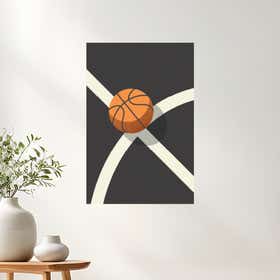 Courtside Vibe Acrylic Print - Premium Metallic Photo Paper 8