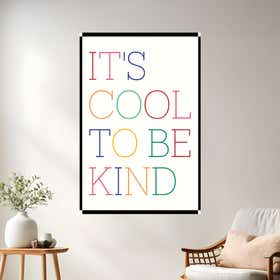 Be Kind Poster Print - Mounting 21