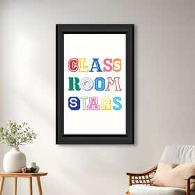 Class Room Stars Poster Print - Framing 19
