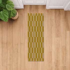 Cabana Stripes Custom Runner - Nature Loom 4