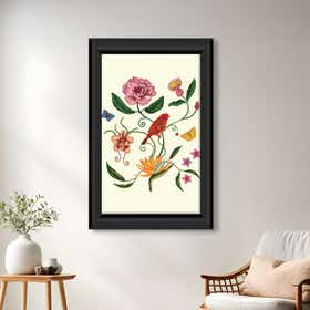 Songbird Beige Poster Print - Framing 13