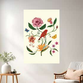 Songbird Beige Poster Print - Just Print 14
