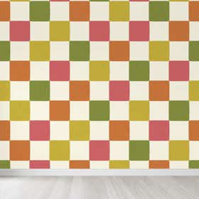 Cabana Checks Custom Wallpaper - Luxe Smooth 9