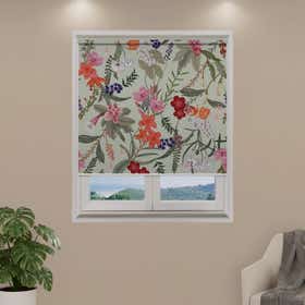 Orchids Garden Custom Roller Shade - Blackout 7