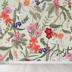 Orchids Garden Custom Wallpaper - Luxe Smooth 4