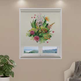 Floral Retreat Custom Roller Shade - Blackout 5