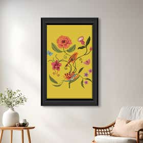 Songbird Chartreuse Poster Print - Framing 10