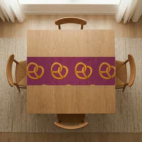 Plum Pretzels Custom Table Runner - Velvet Satin 13