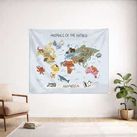 Animal Atlas Custom Wall Tapestry - Weave Loom 9
