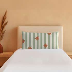 Stripes and Stars Custom Bed Pillow - Microdenier Polyester 11