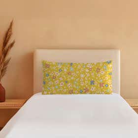 Sunny Florals Custom Bed Pillow - Microdenier Polyester 10